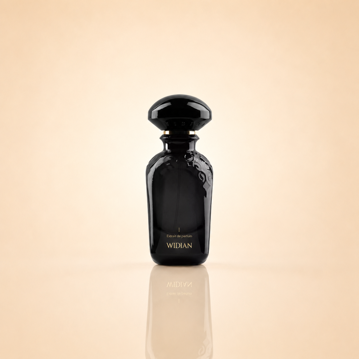 Parfum I de Widian, flacon rouge vu de face